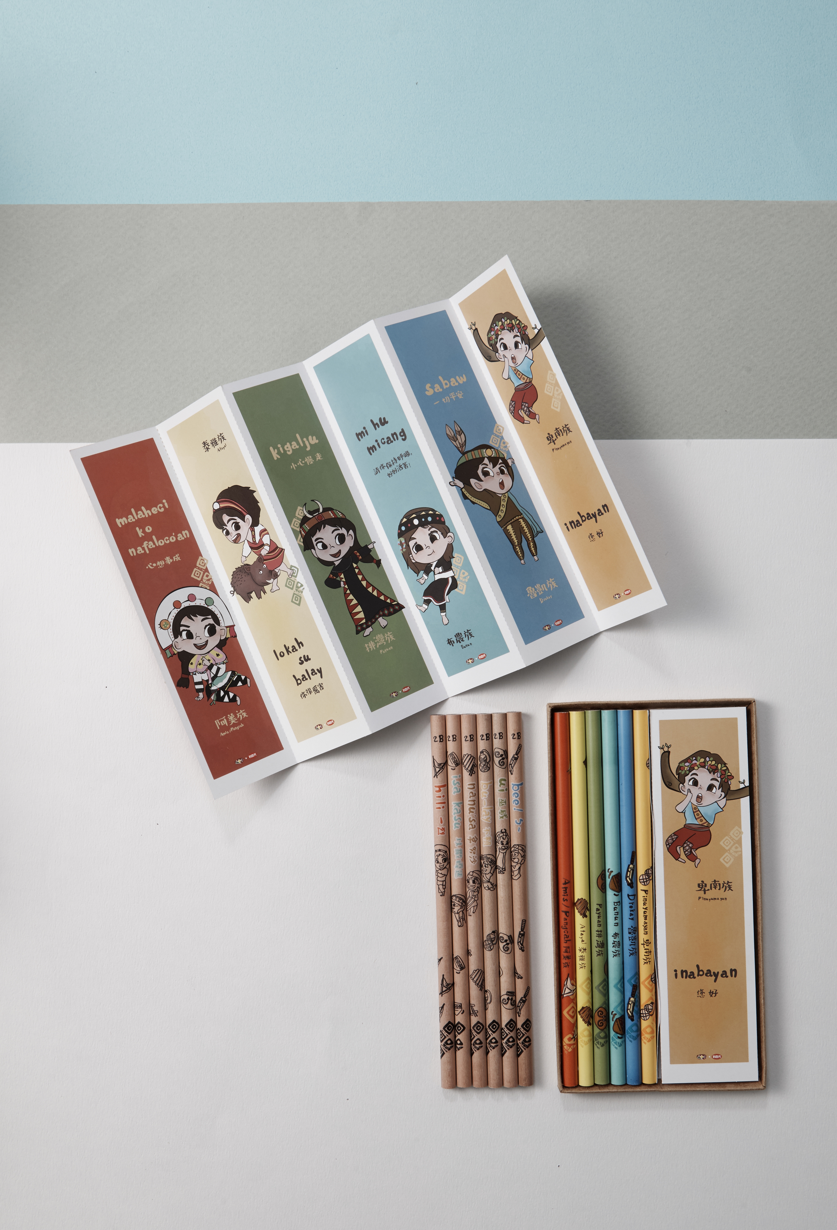 原民風鉛筆組2款